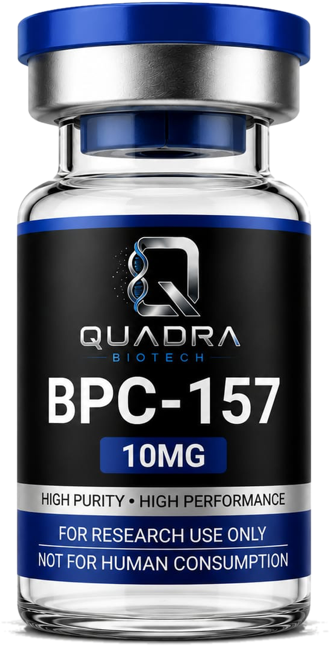 BPC-157 10mg vial, Quadra Biotech