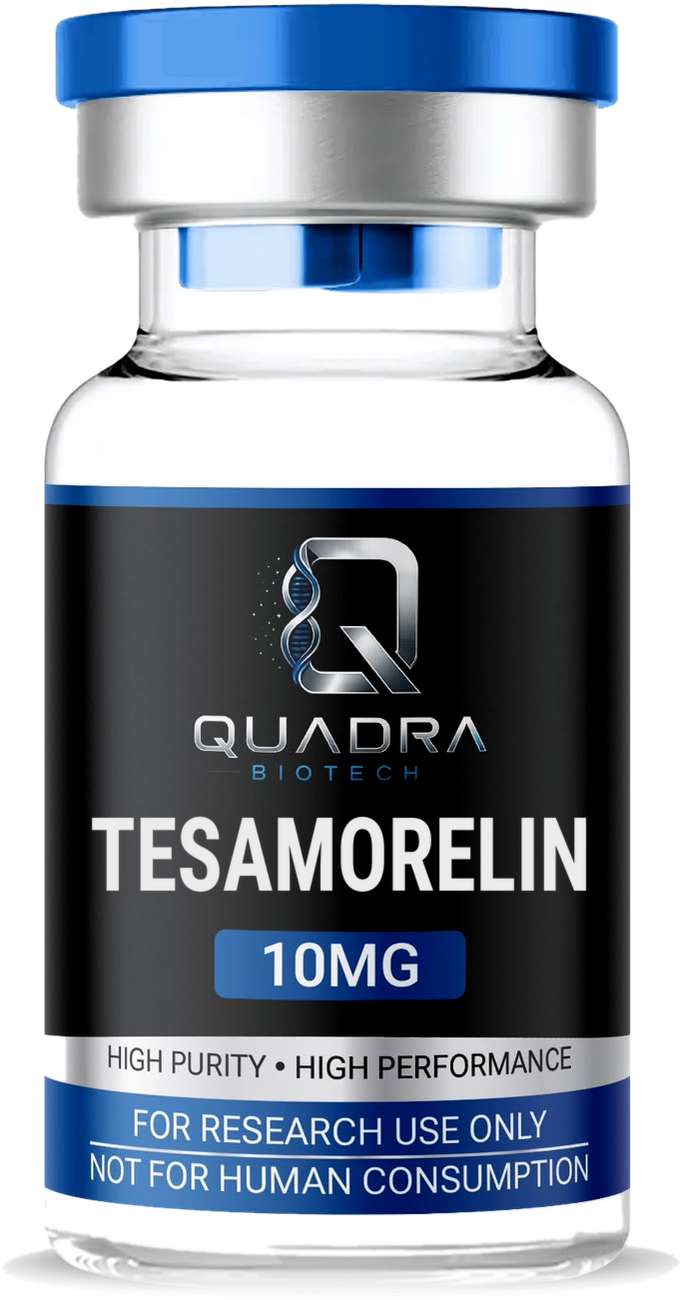 Tesamorelin 10mg vial, Quadra Biotech